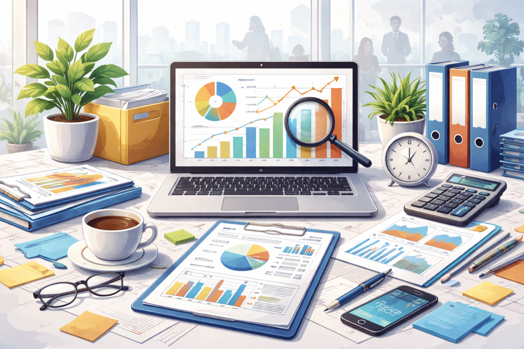 Работы по анализу деятельности предприятия на заказ