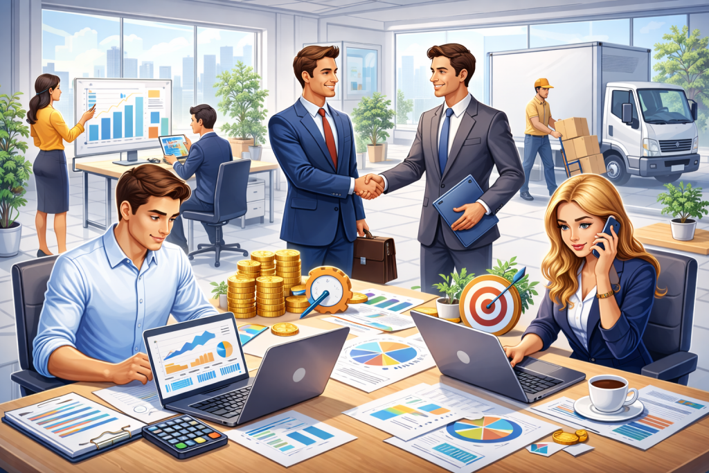 Работы по коммерческой деятельности на заказ